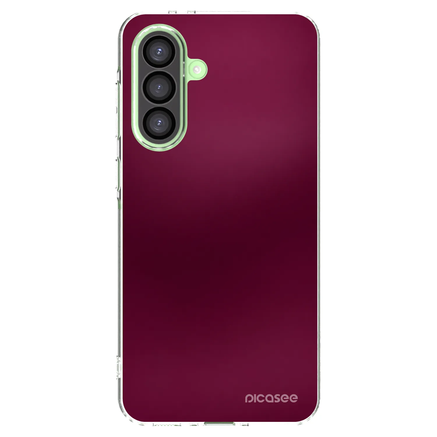 Picasee silikonowe przeźroczyste etui na Samsung Galaxy A26 5G A266B - Velvet Bordeaux