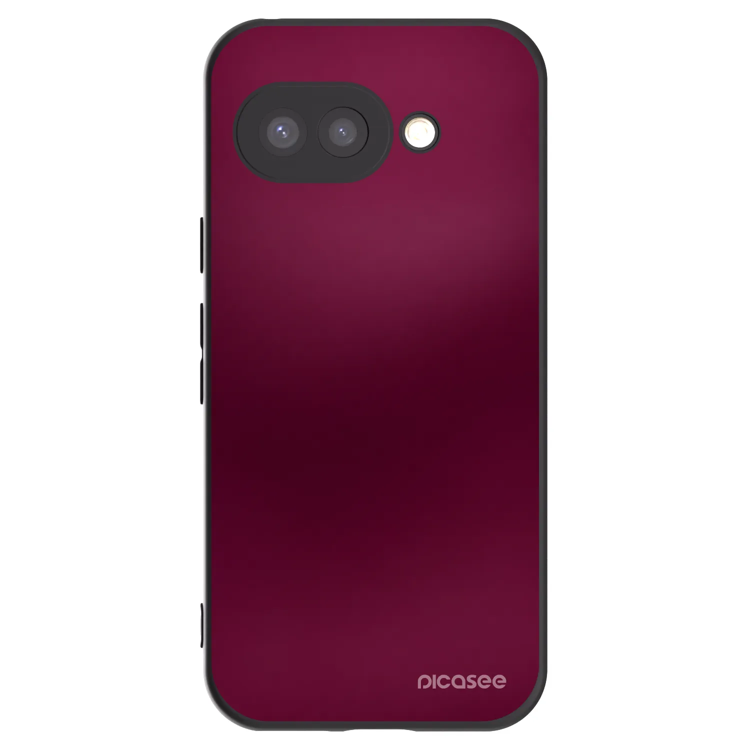 Picasee silikonowe czarne etui na Google Pixel 9a - Velvet Bordeaux