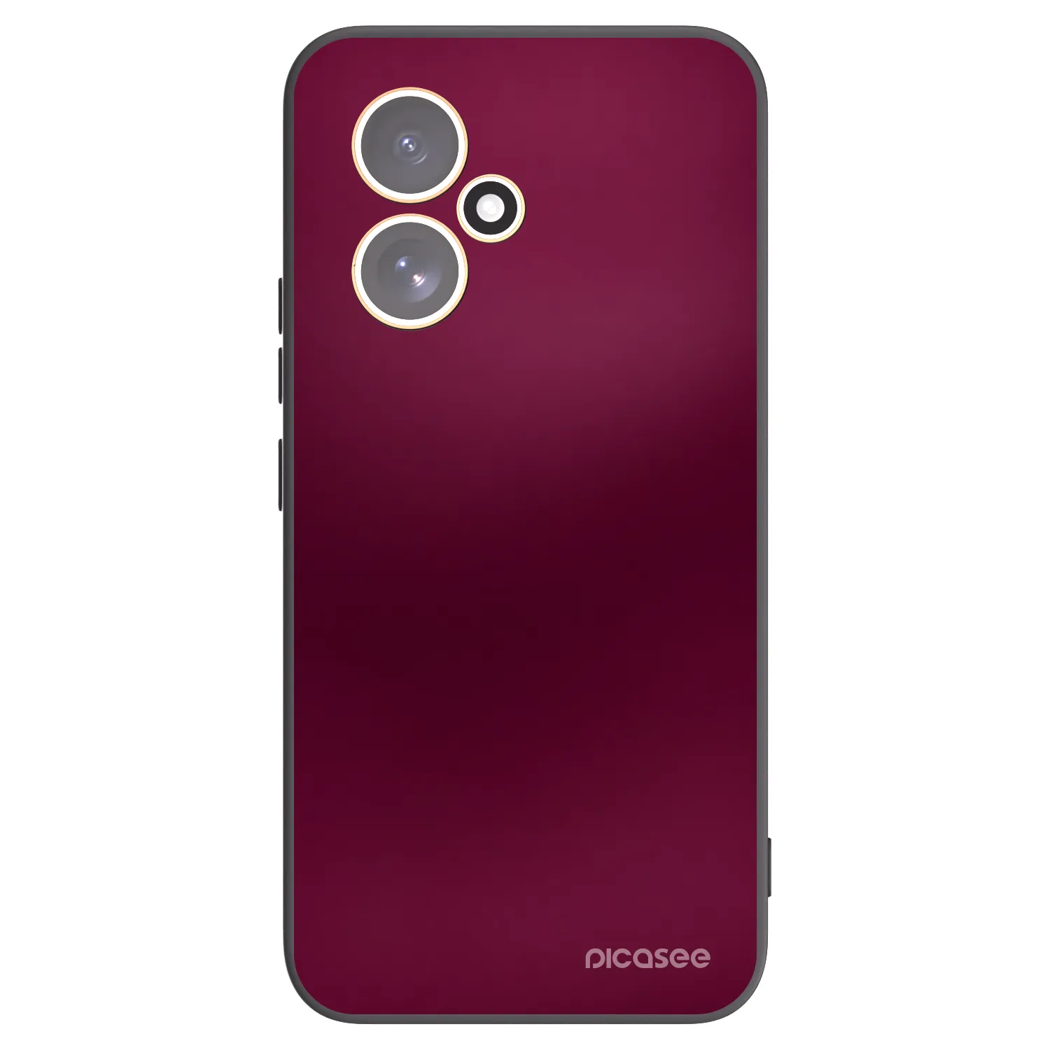 Picasee silikonowe czarne etui na Honor 400 5G - Velvet Bordeaux