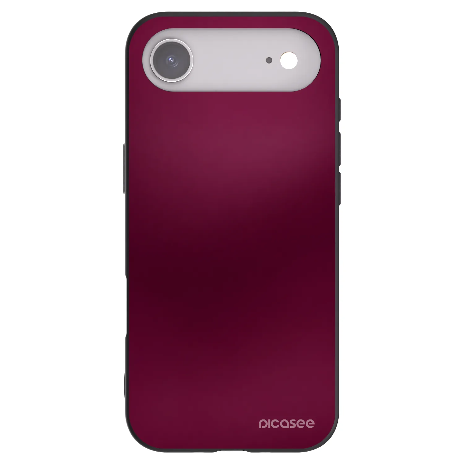 Picasee silikonowe czarne etui na Apple iPhone Air - Velvet Bordeaux