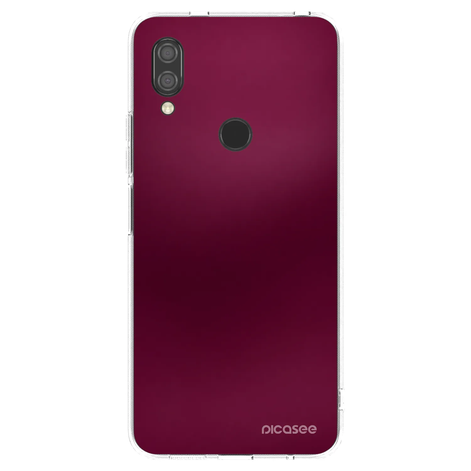 Picasee silikonowe przeźroczyste etui na Xiaomi Redmi 7 - Velvet Bordeaux