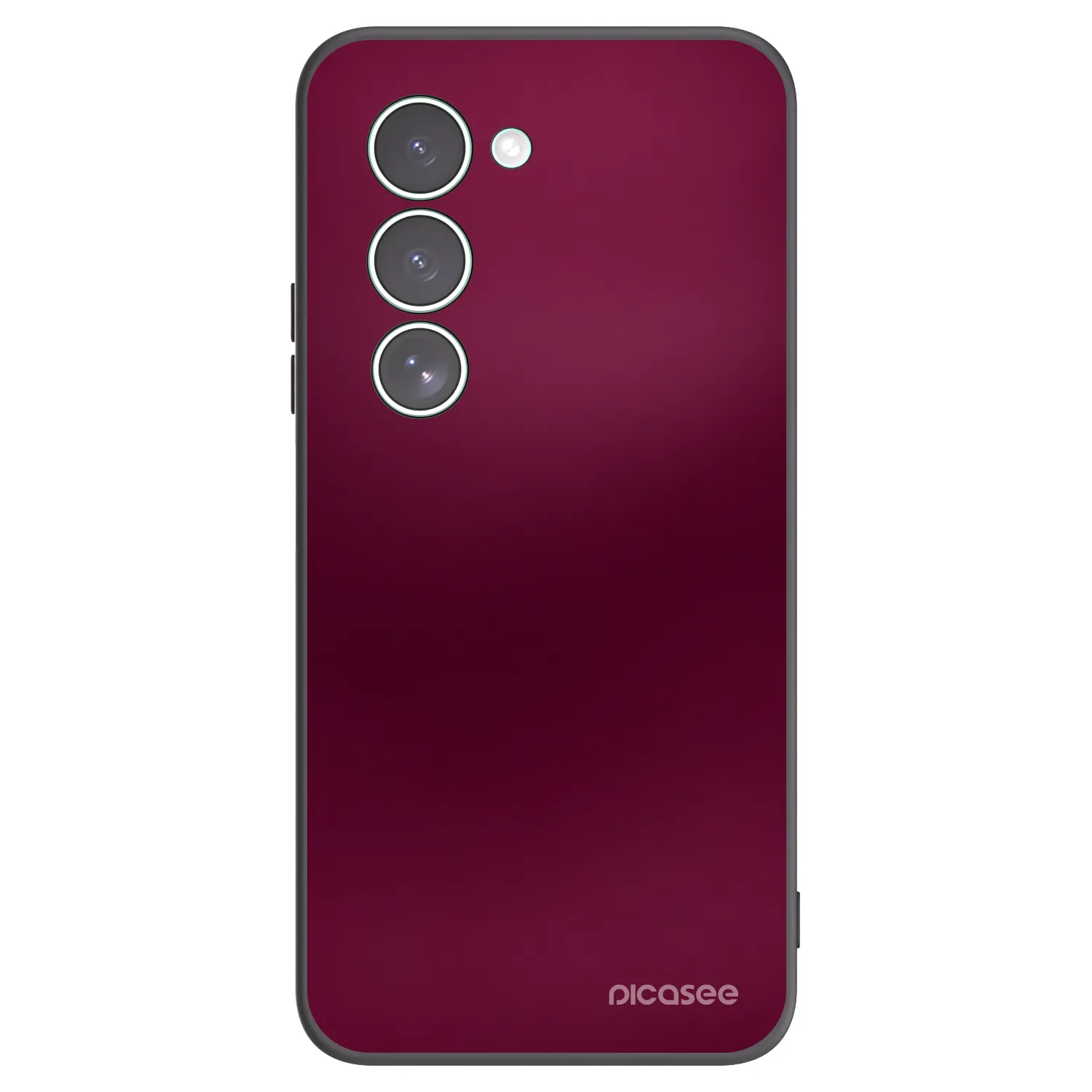 Picasee silikonowe czarne etui na Xiaomi Redmi 15 5G - Velvet Bordeaux