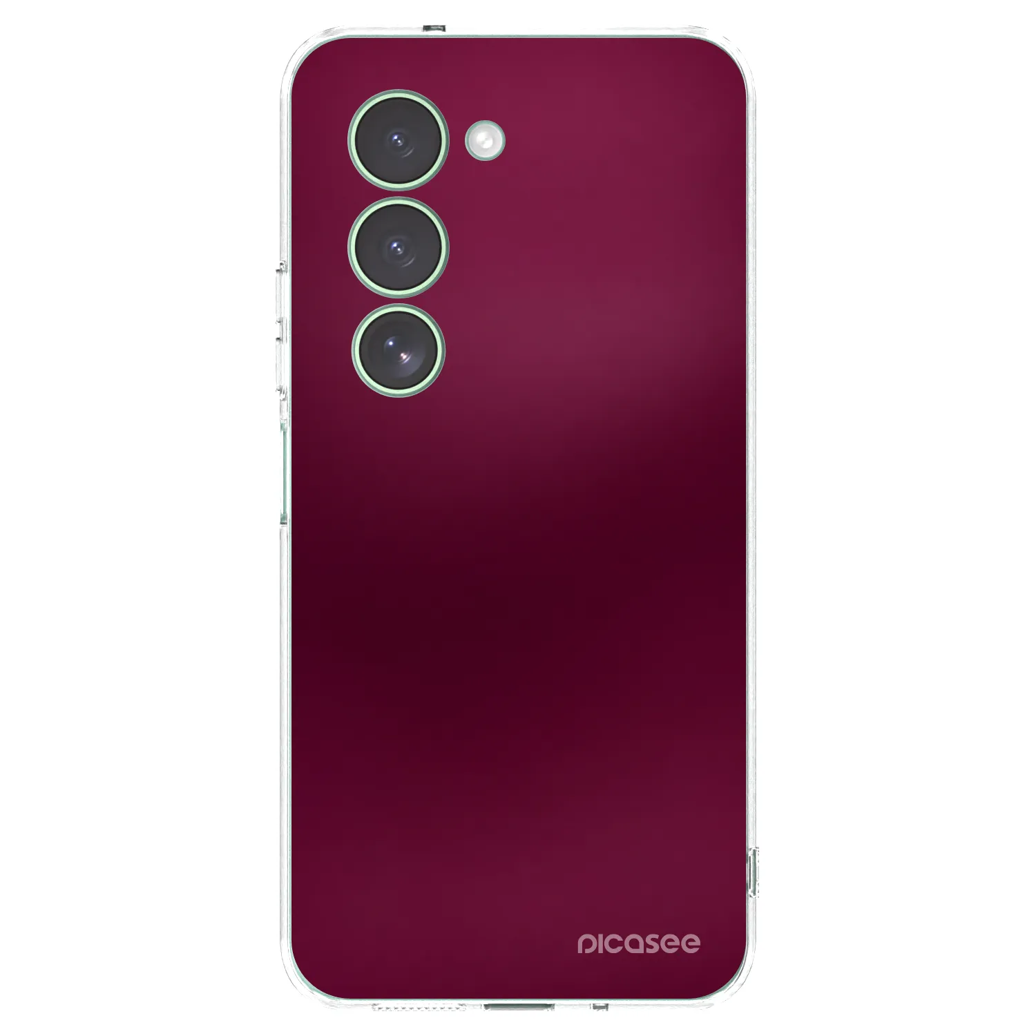 Picasee silikonowe przeźroczyste etui na Xiaomi Redmi 15 5G - Velvet Bordeaux