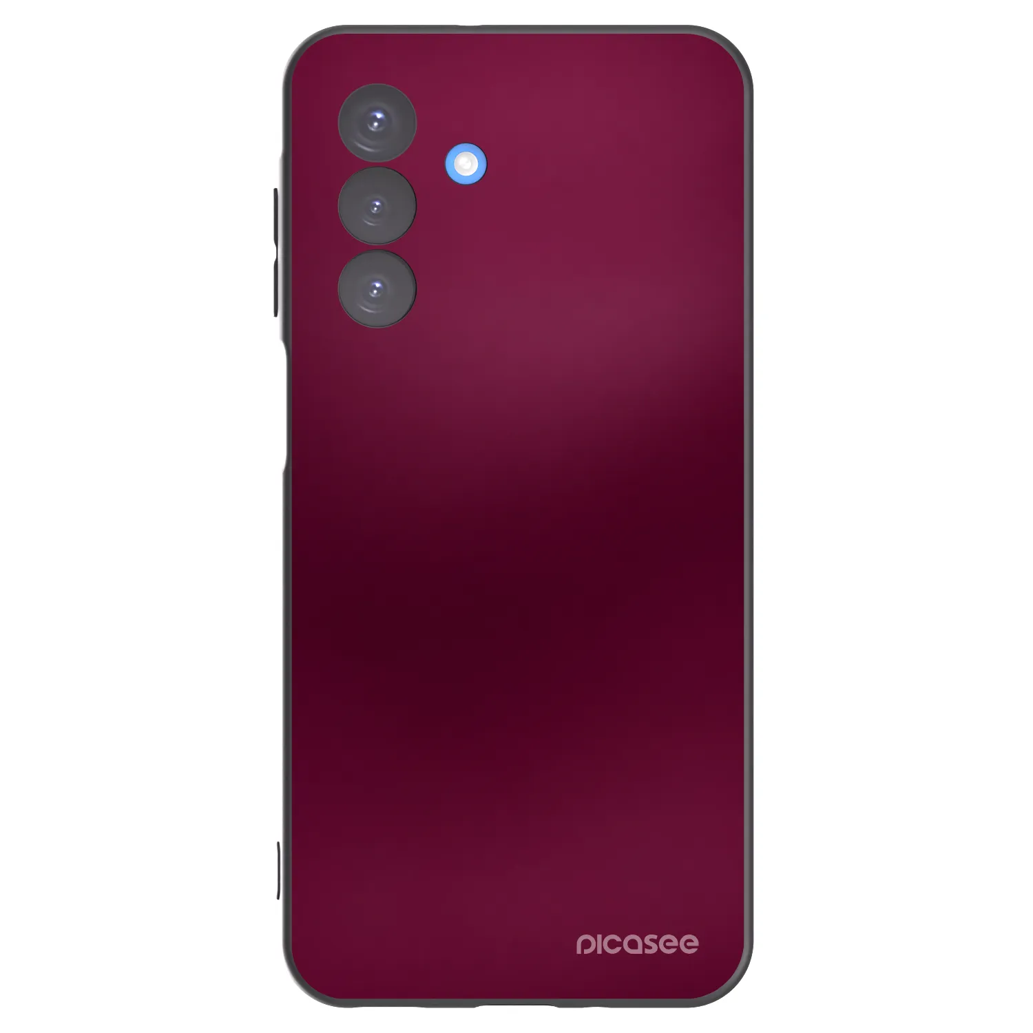 Picasee silikonowe czarne etui na Samsung Galaxy A17 5G - Velvet Bordeaux