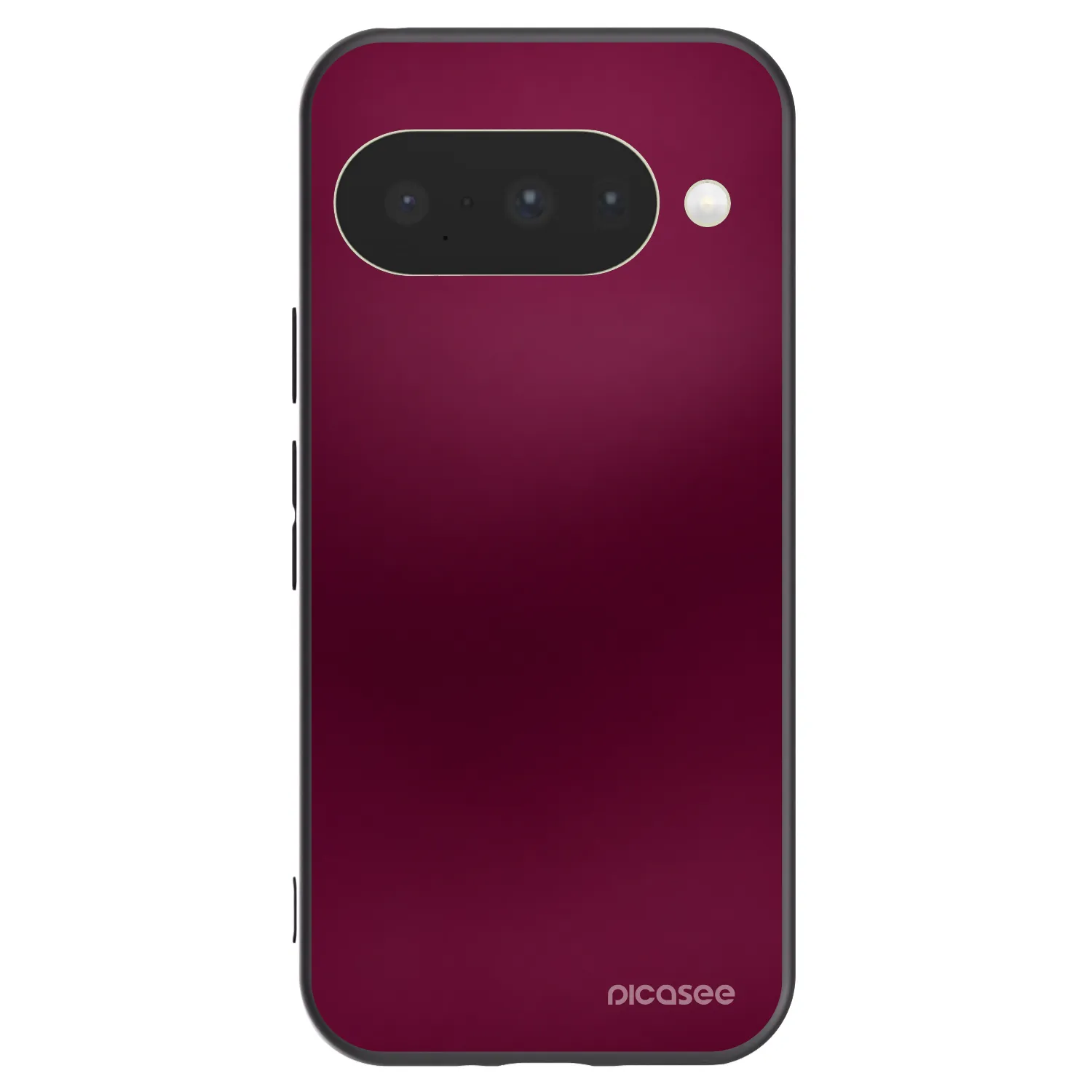 Picasee silikonowe czarne etui na Google Pixel 10 - Velvet Bordeaux