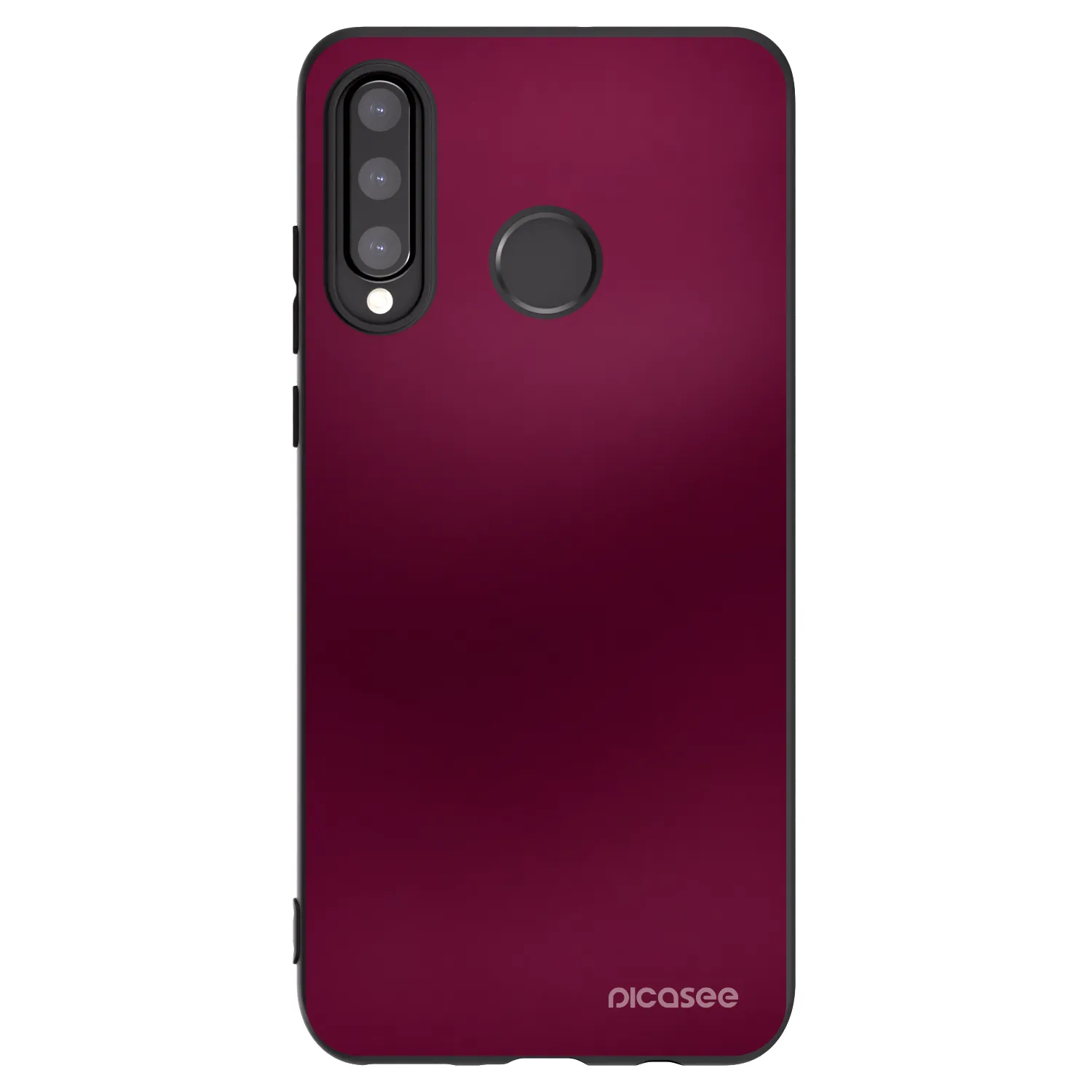 Picasee silikonowe czarne etui na Huawei P30 Lite - Velvet Bordeaux