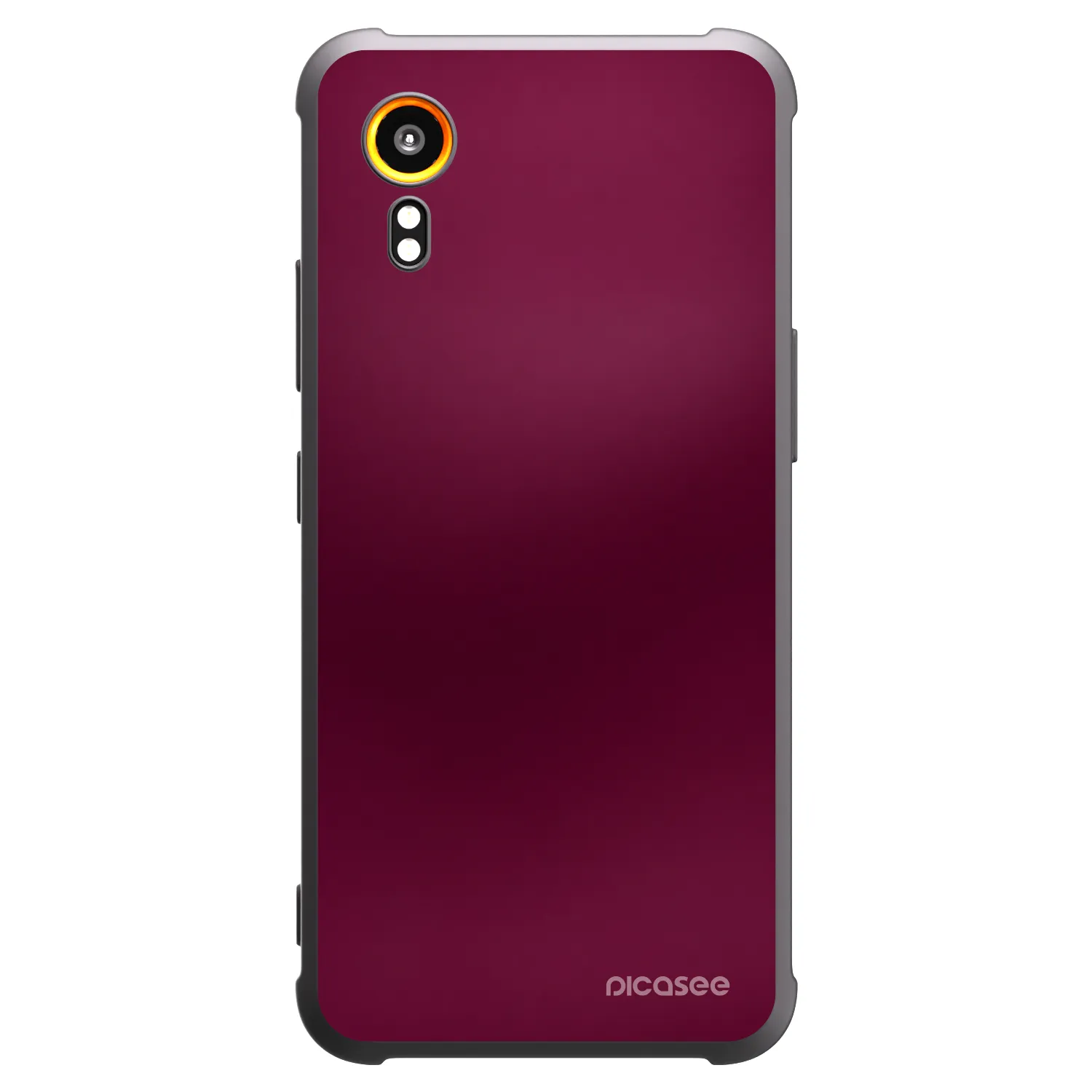 Picasee silikonowe czarne etui na Samsung Galaxy XCover 7 - Velvet Bordeaux