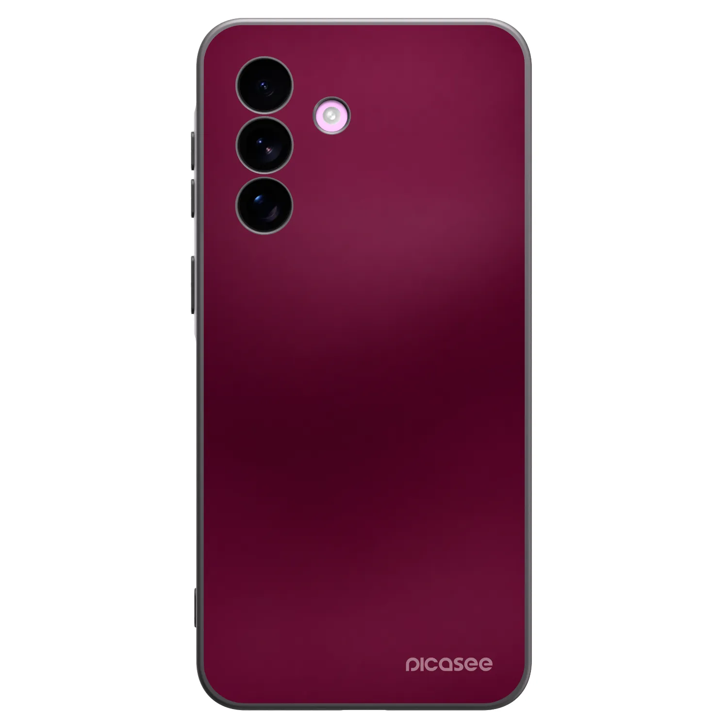 Picasee silikonowe czarne etui na Samsung Galaxy A57 5G - Velvet Bordeaux