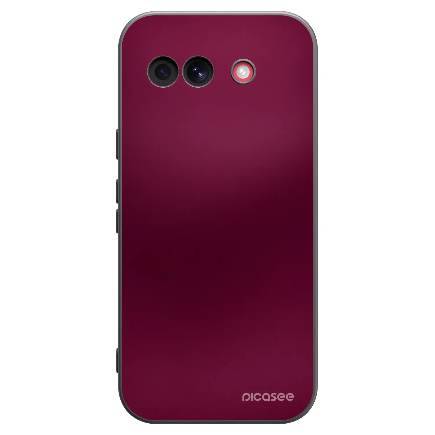 Picasee silikonowe czarne etui na Google Pixel 10a - Velvet Bordeaux