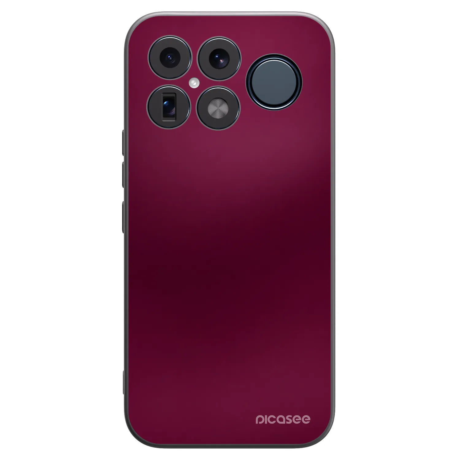 Picasee silikonowe czarne etui na Xiaomi Poco F8 Ultra - Velvet Bordeaux