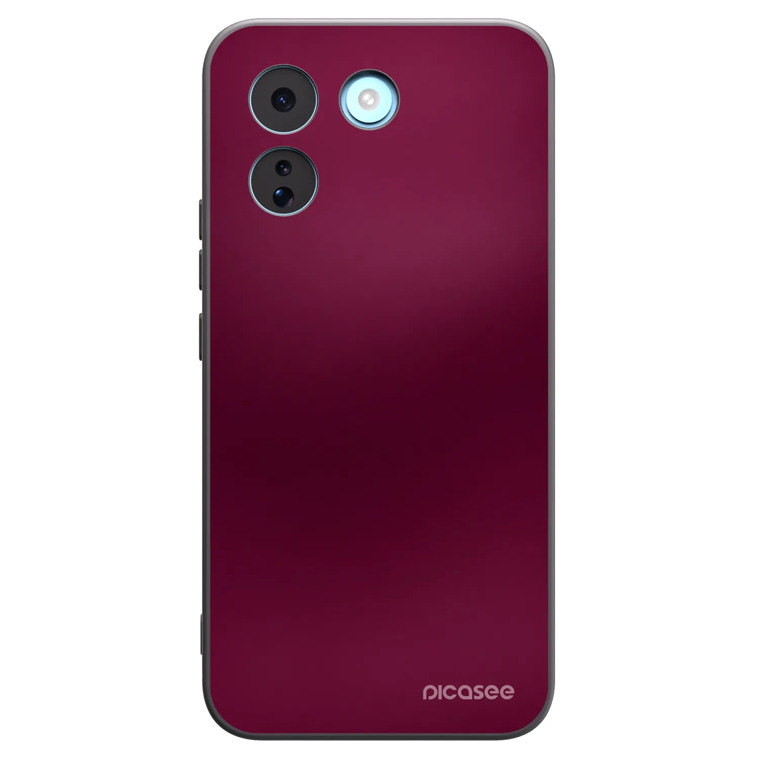 Picasee silikonowe czarne etui na Xiaomi Redmi Note 17 Pro MAX 5G - Velvet Bordeaux