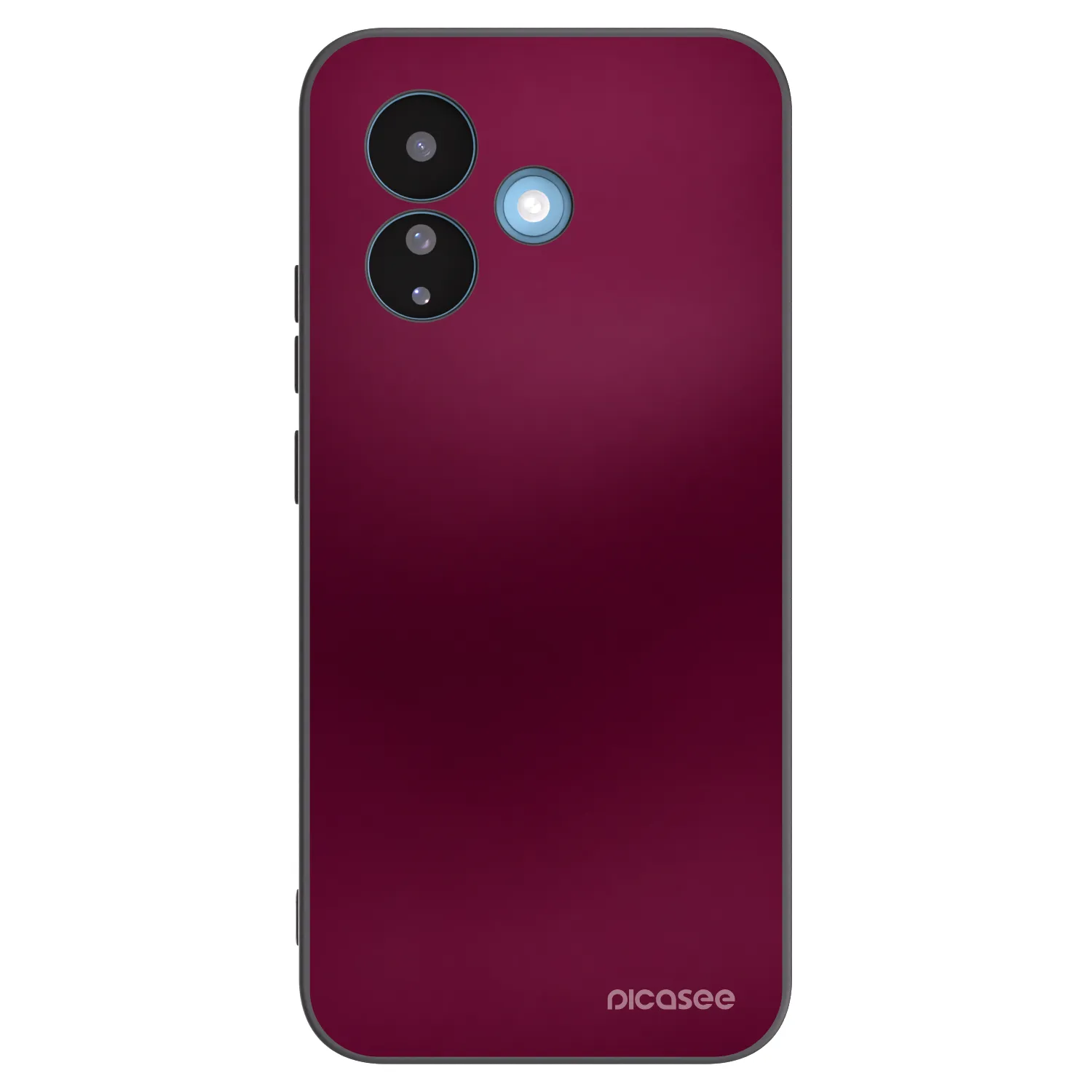 Picasee silikonowe czarne etui na Xiaomi Redmi Note 17 Pro 5G - Velvet Bordeaux