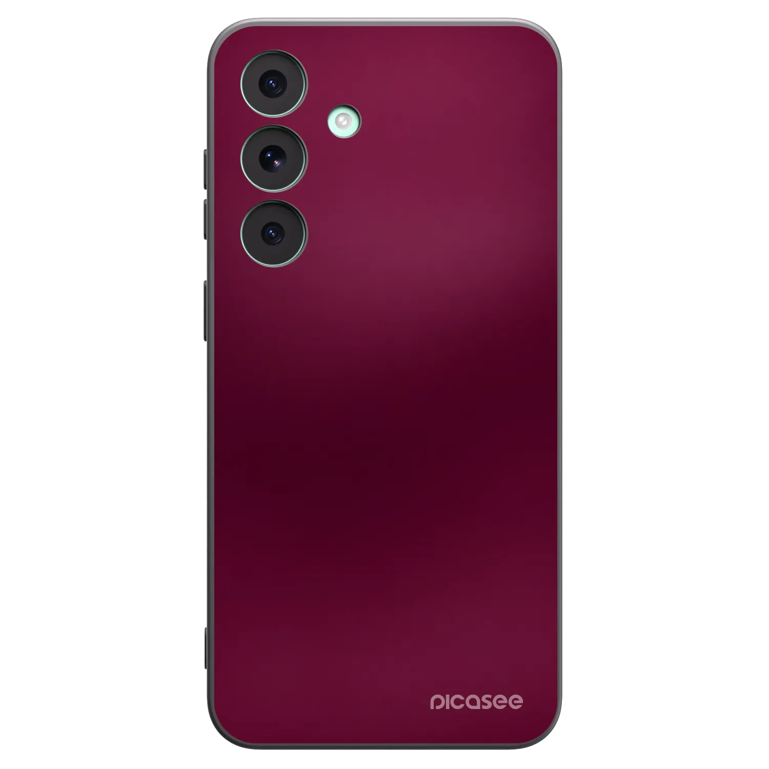 Picasee silikonowe czarne etui na Samsung Galaxy S26 FE - Velvet Bordeaux