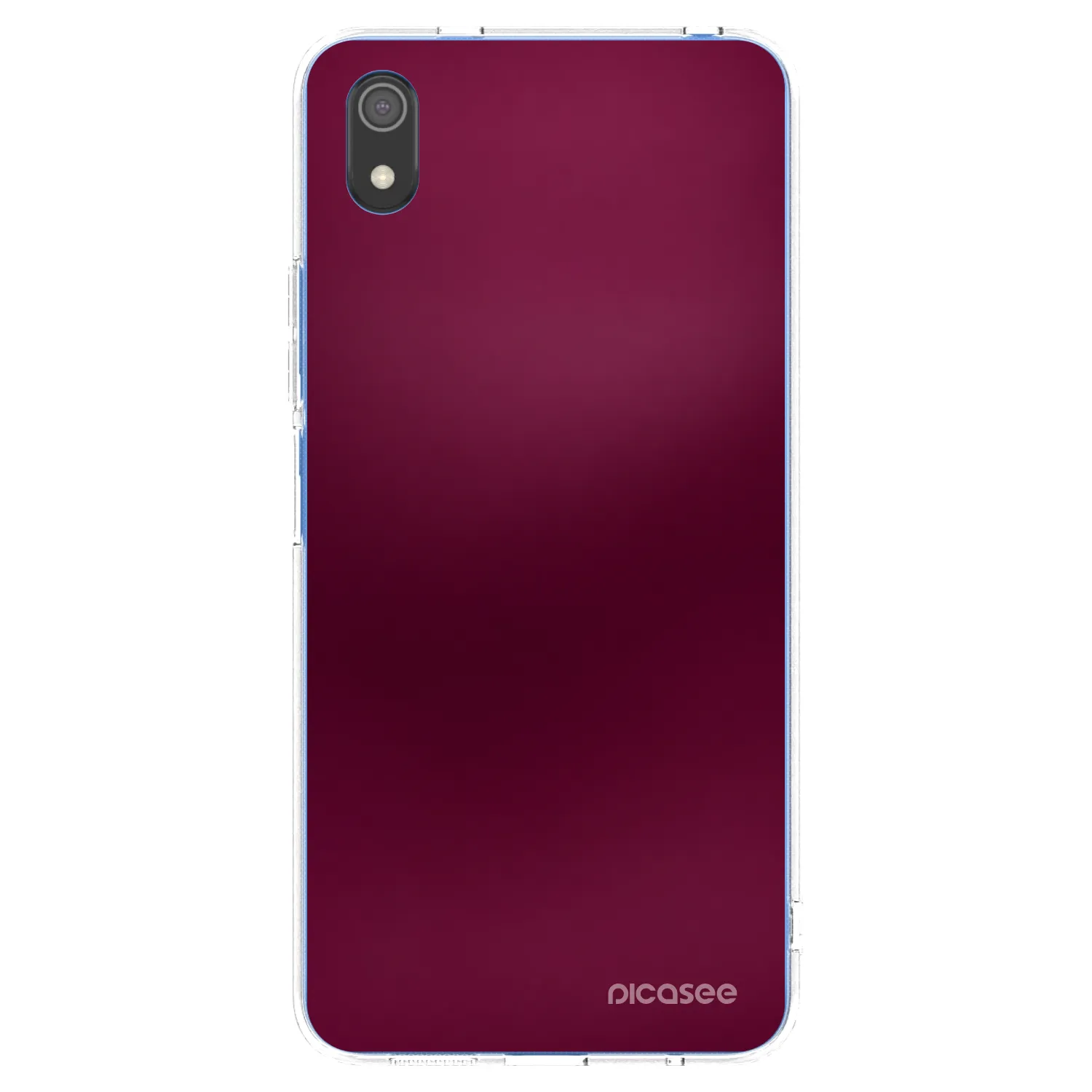 Picasee silikonowe przeźroczyste etui na Xiaomi Redmi 7A - Velvet Bordeaux