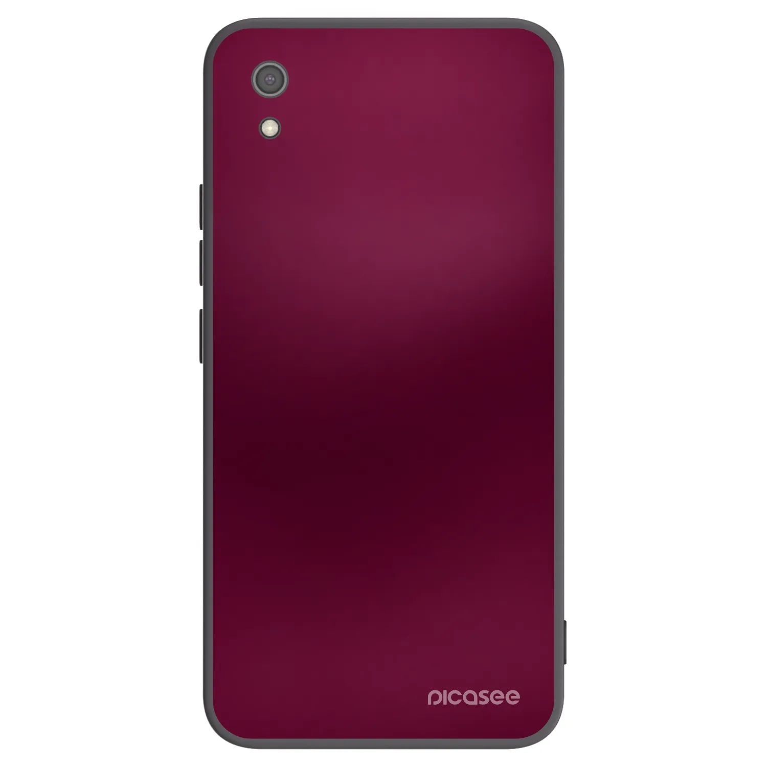 Picasee silikonowe czarne etui na Xiaomi Redmi 7A - Velvet Bordeaux