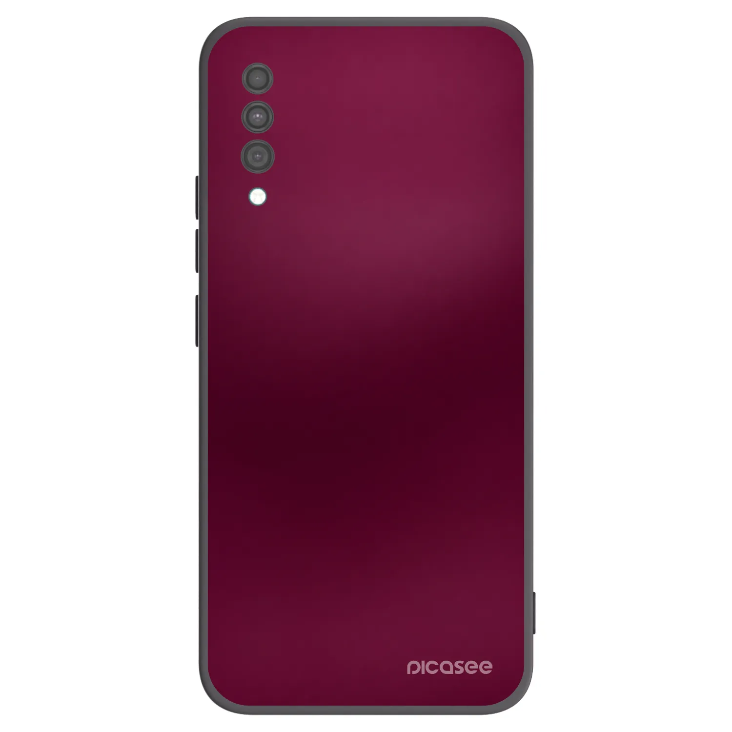 Picasee silikonowe czarne etui na Samsung Galaxy A30s A307F - Velvet Bordeaux