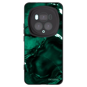 Picasee silikonowe czarne etui na Honor Magic6 Pro - Dark emerald