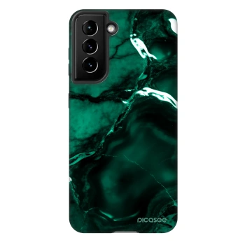 Picasee Fashion Case na Samsung Galaxy S22 5G - Dark emerald
