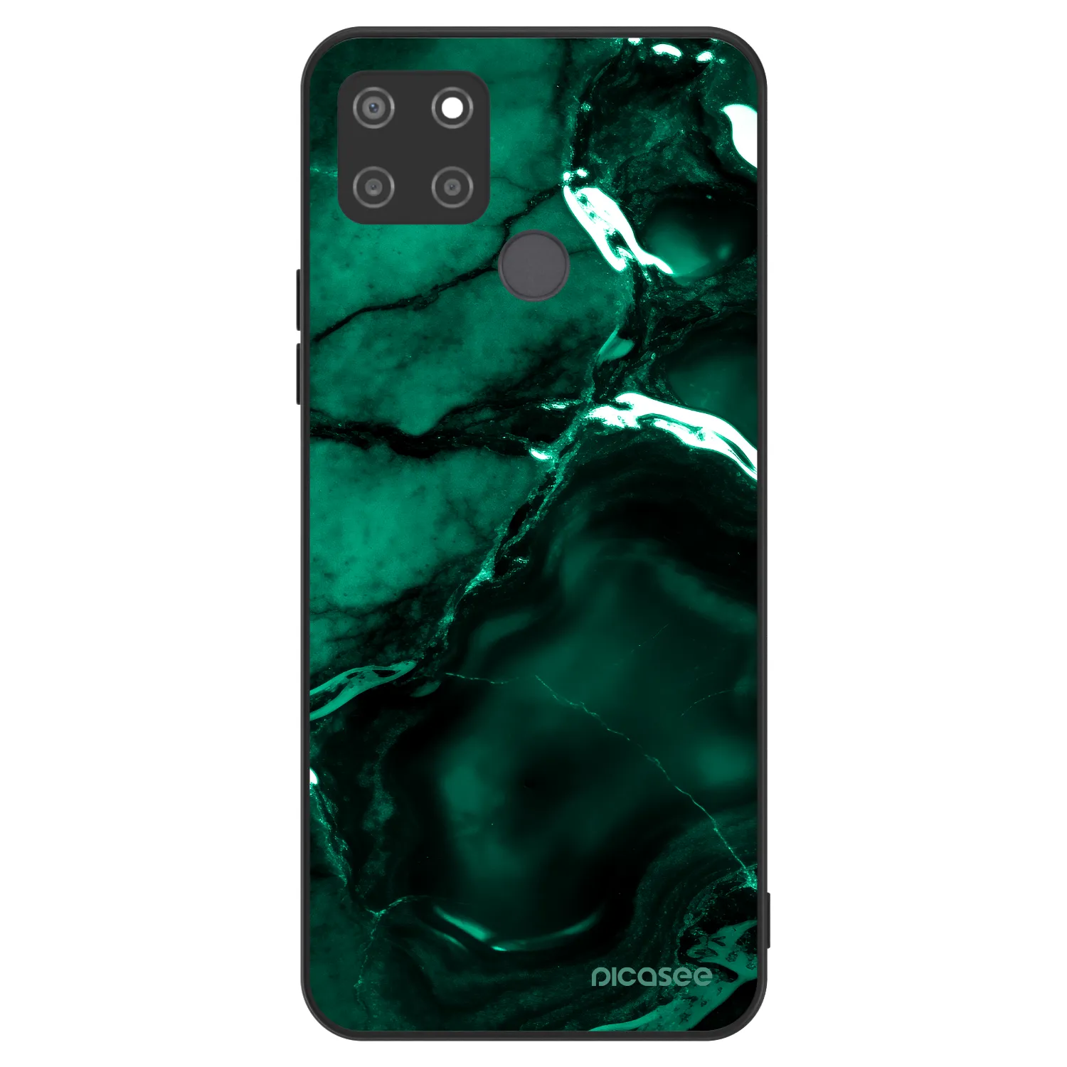 Picasee ULTIMATE CASE na Realme C21Y - Dark emerald