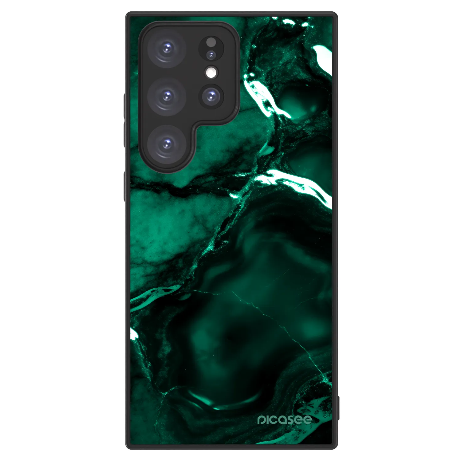 Picasee ULTIMATE CASE na Samsung Galaxy S23 Ultra 5G - Dark emerald