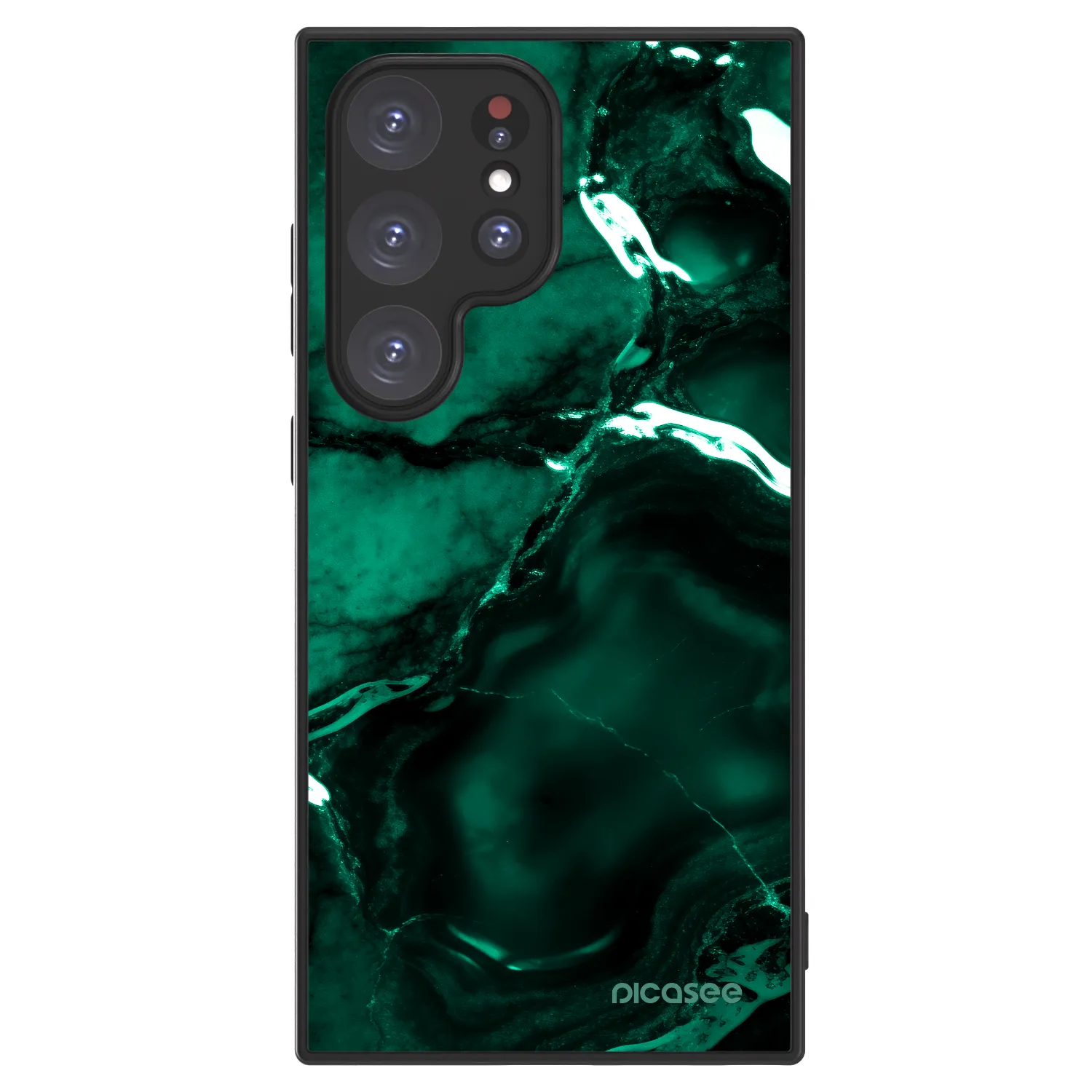 Picasee ULTIMATE CASE PowerShare pro Samsung Galaxy S24 Ultra S928B 5G - Dark emerald