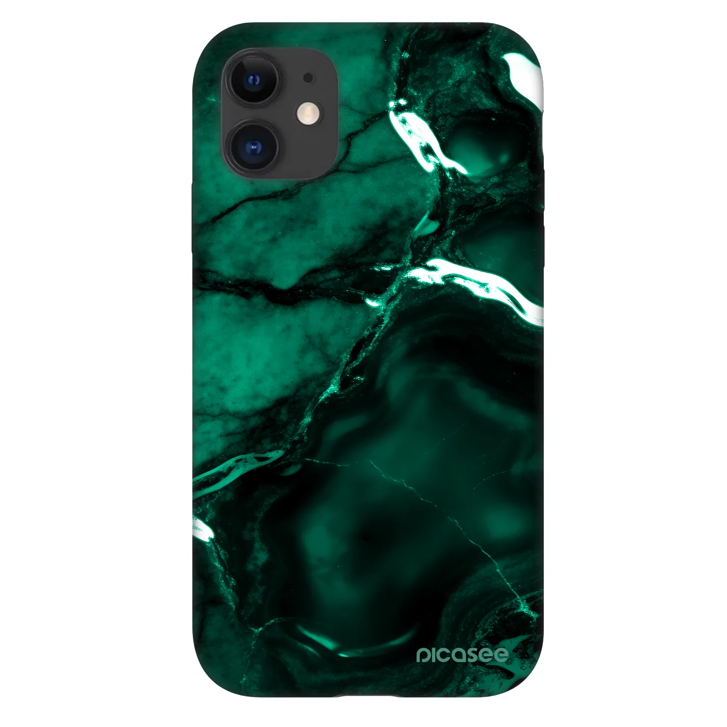 Picasee Fashion Case na Apple iPhone 11 - Dark emerald
