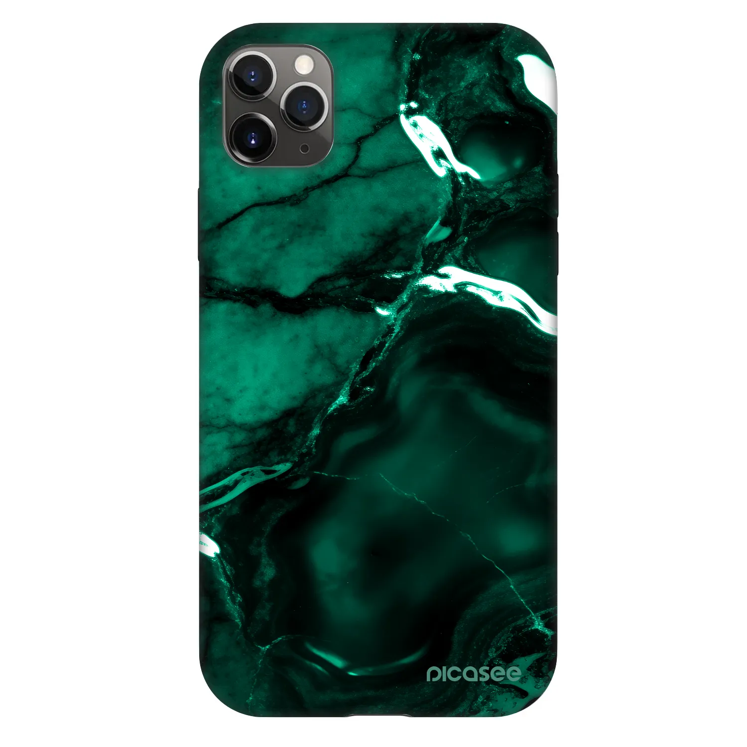 Picasee Fashion Case na Apple iPhone 11 Pro Max - Dark emerald