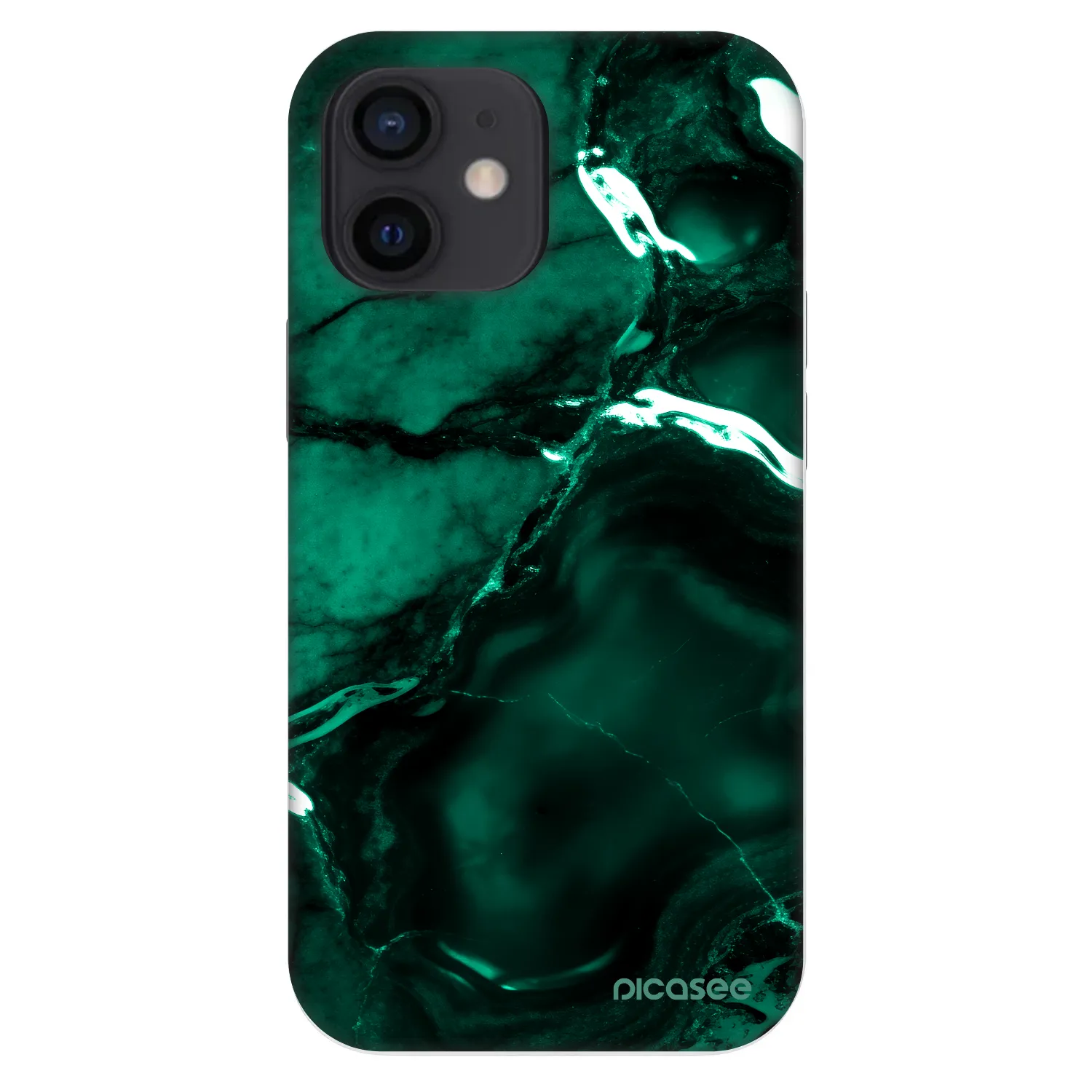Picasee Fashion Case na Apple iPhone 12 mini - Dark emerald