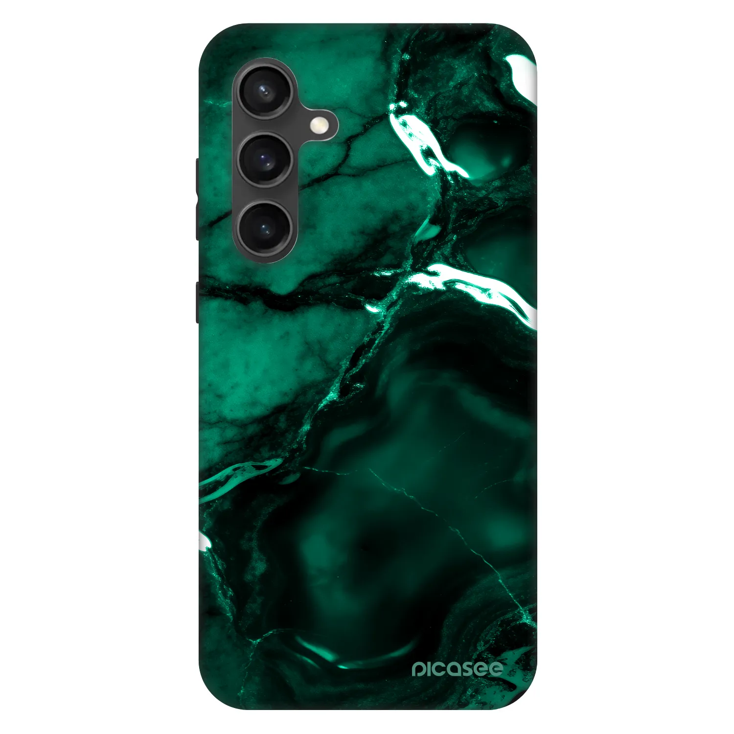 Picasee Fashion Case na Samsung Galaxy S24 FE S721B - Dark emerald