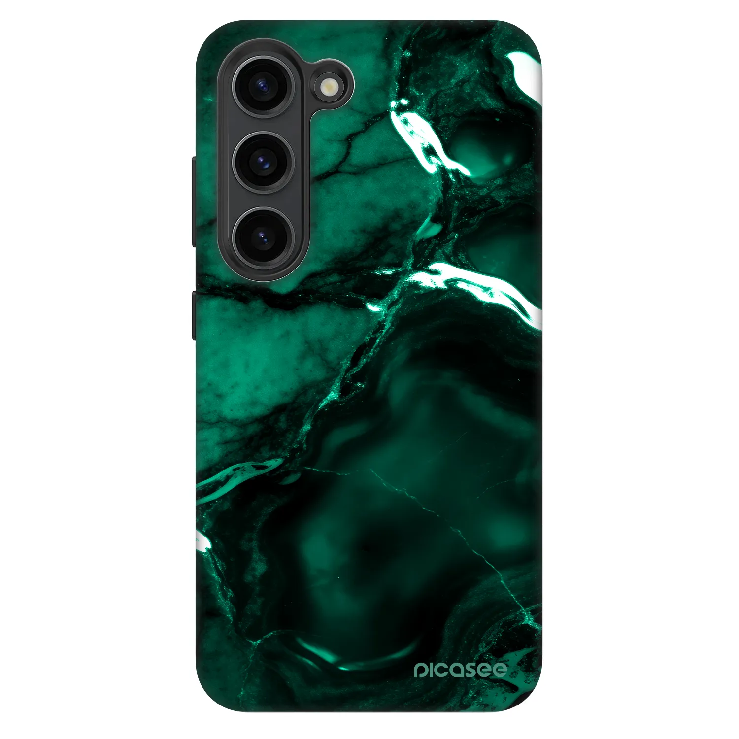 Picasee Fashion Case na Samsung Galaxy S23 5G - Dark emerald