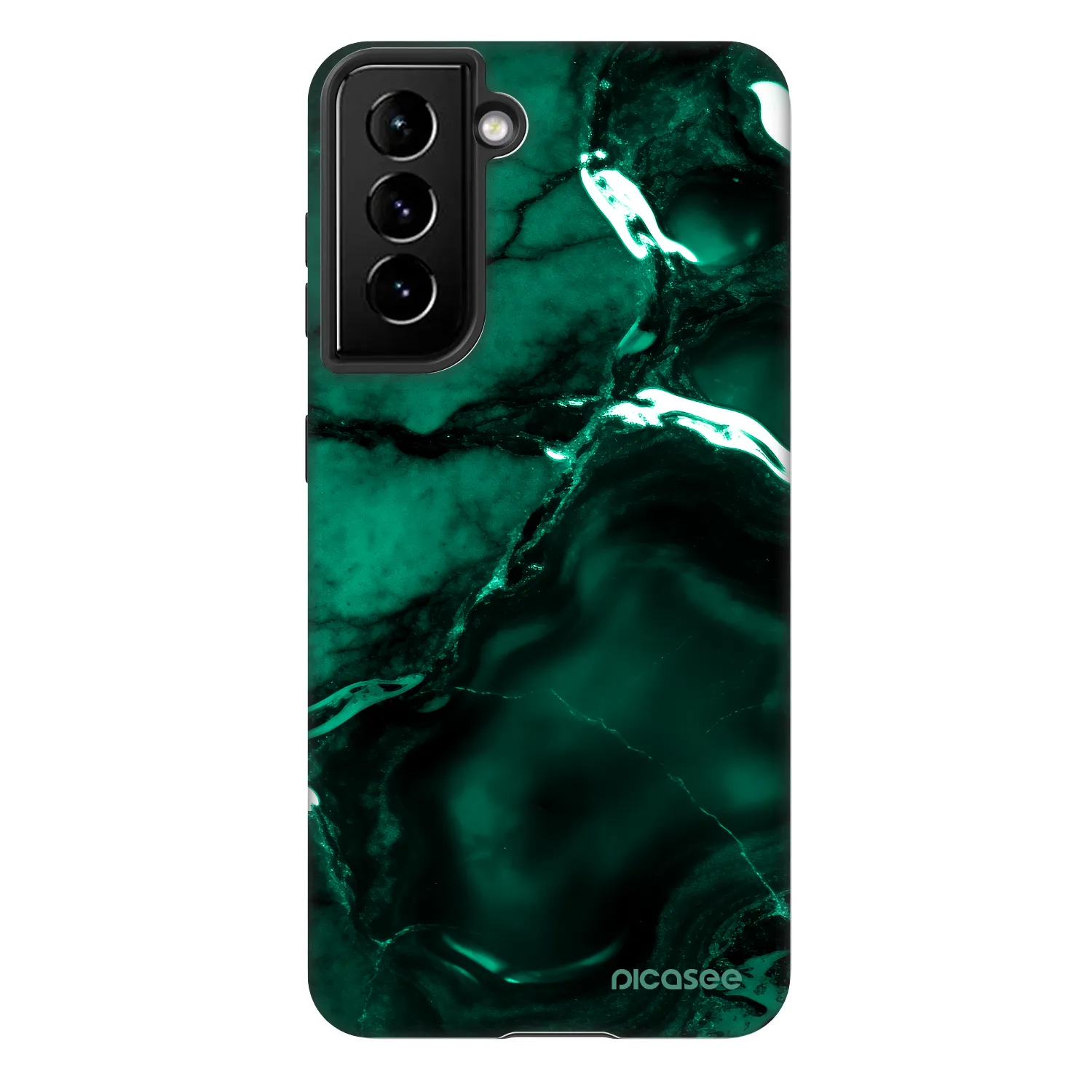 Picasee Fashion Case na Samsung Galaxy S21 FE 5G - Dark emerald