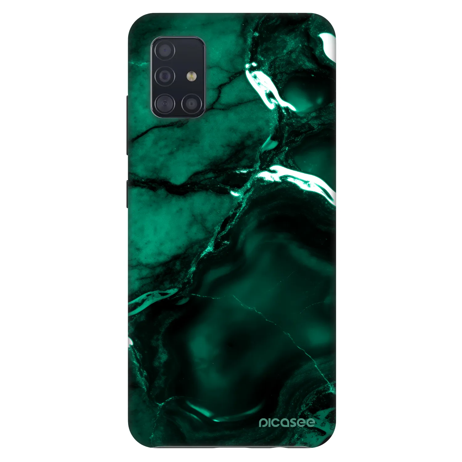 Picasee Fashion Case na Samsung Galaxy A51 A515F - Dark emerald