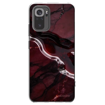 Picasee silikonowe przeźroczyste etui na Xiaomi Redmi Note 10S - Cherry stone