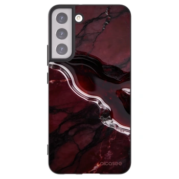 Picasee silikonowe czarne etui na Samsung Galaxy S22+ 5G - Cherry stone