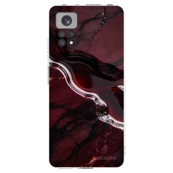 Picasee silikonowe przeźroczyste etui na Xiaomi Redmi Note 11S 4G - Cherry stone