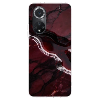 Picasee silikonowe przeźroczyste etui na Huawei Nova 9 SE - Cherry stone