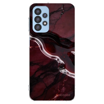 Picasee silikonowe przeźroczyste etui na Samsung Galaxy A23 A235F 4G - Cherry stone