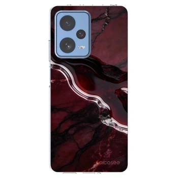 Picasee silikonowe przeźroczyste etui na Xiaomi Redmi Note 12 Pro 5G - Cherry stone