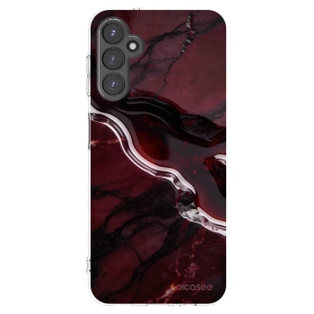 Picasee silikonowe przeźroczyste etui na Samsung Galaxy A14 5G A146P - Cherry stone