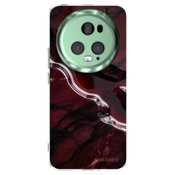 Picasee silikonowe przeźroczyste etui na Honor Magic5 Pro - Cherry stone