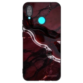 Picasee silikonowe czarne etui na Huawei Nova 3 - Cherry stone
