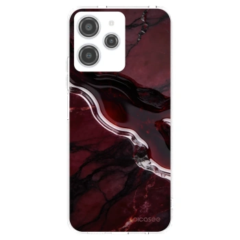 Picasee silikonowe przeźroczyste etui na Xiaomi Redmi 12 4G - Cherry stone