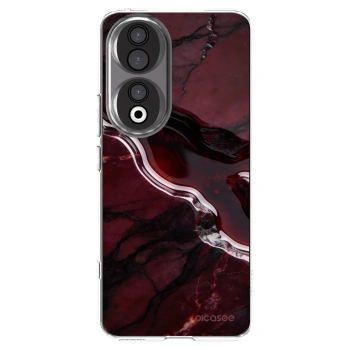 Picasee silikonowe przeźroczyste etui na Honor 90 5G - Cherry stone