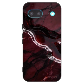 Picasee silikonowe czarne etui na Google Pixel 8a - Cherry stone