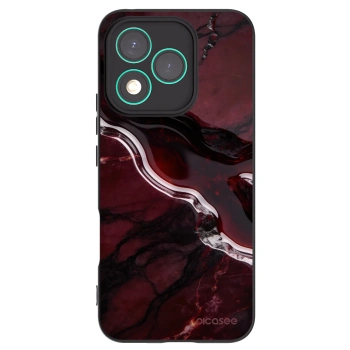 Picasee silikonowe czarne etui na Honor 400 Lite 5G - Cherry stone