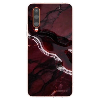 Picasee silikonowe przeźroczyste etui na Huawei P30 - Cherry stone