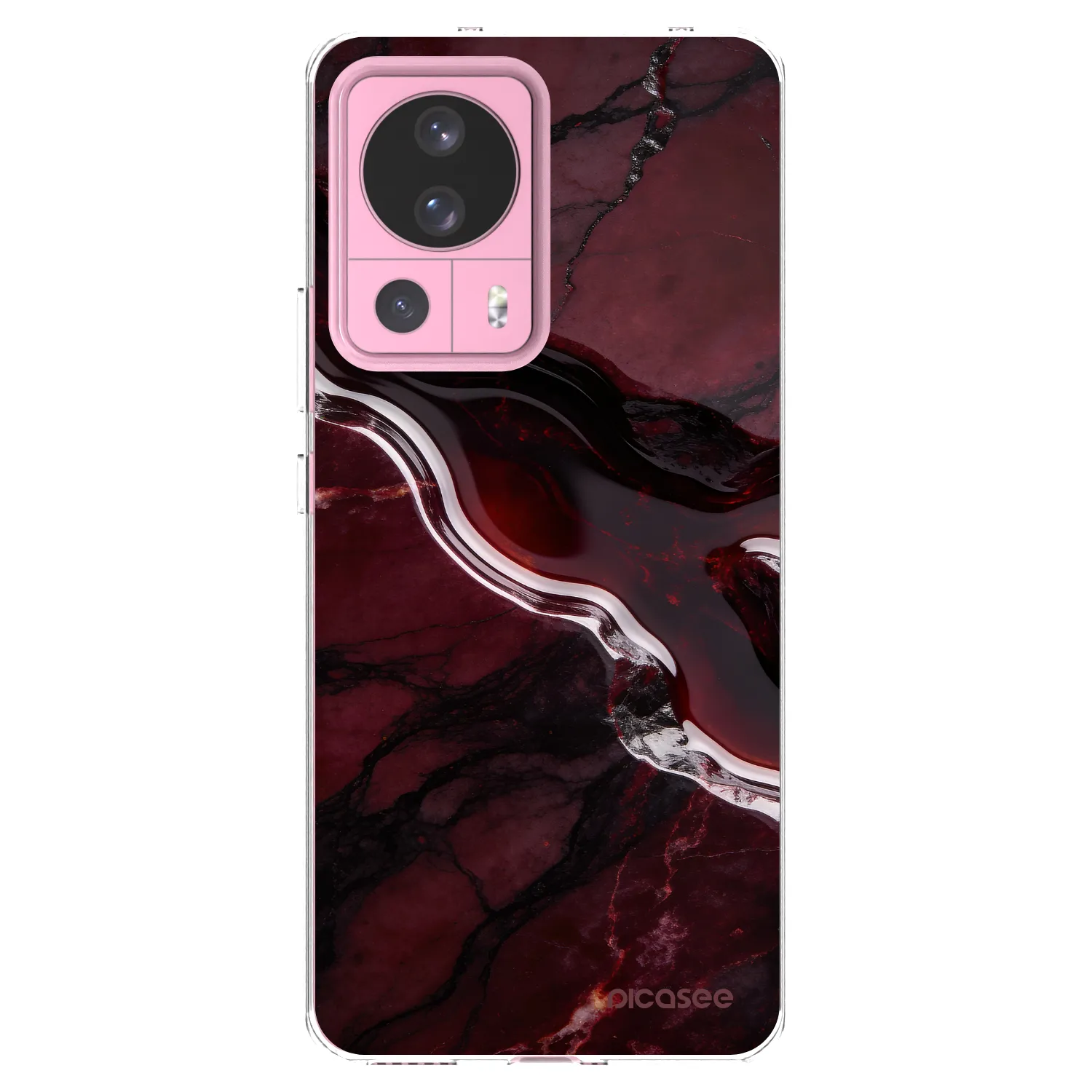 Picasee silikonowe przeźroczyste etui na Xiaomi 13 Lite - Cherry stone