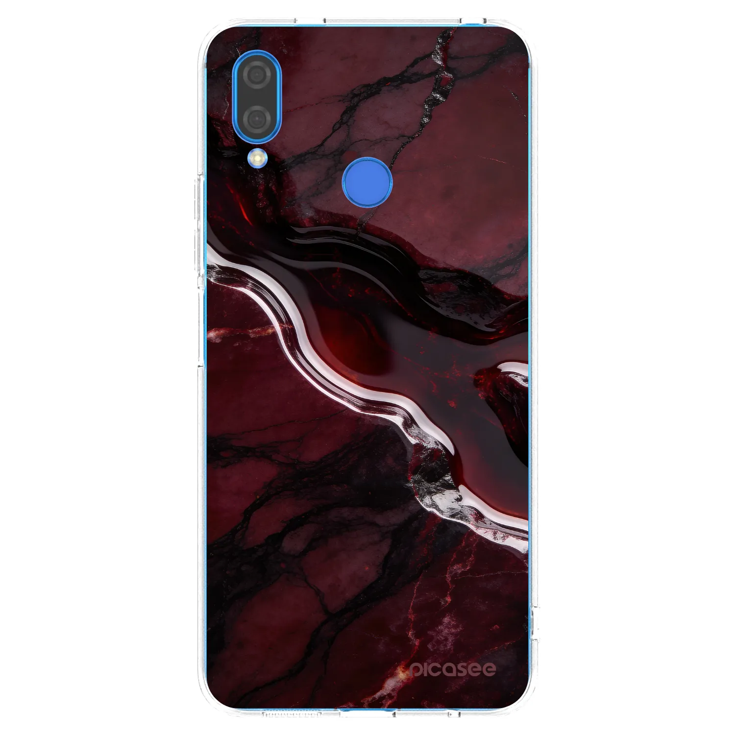 Picasee silikonowe przeźroczyste etui na Huawei Nova 3 - Cherry stone