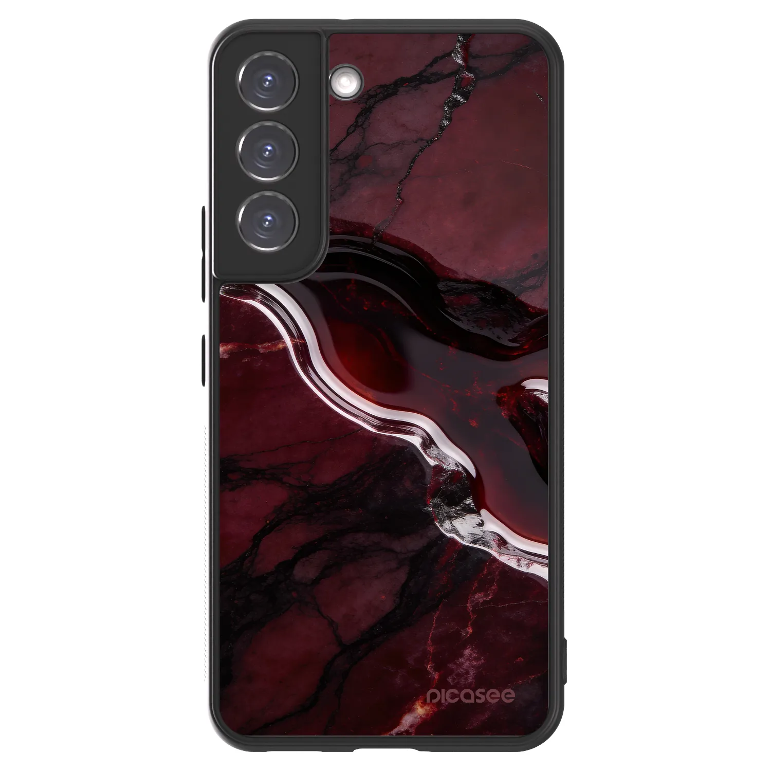 Picasee ULTIMATE CASE PowerShare pro Samsung Galaxy S22 5G - Cherry stone