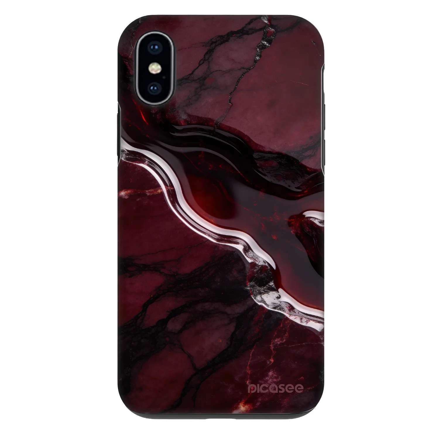 Picasee Fashion Case na Apple iPhone X/XS - Cherry stone